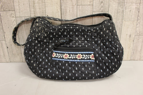 Vera Bradley Alpine Black Small Shoulder Bag - Used