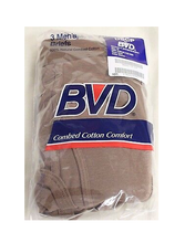 Load image into Gallery viewer, Set of 3 BVD Men's Briefs - Size: 32 - Brown - 8420-01-112-1959 - New