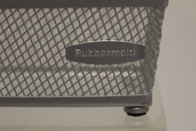 Load image into Gallery viewer, Set of 3 Rubbermaid Interlocking Silver Mesh Organizers - 9" x 3" - Used