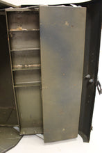 Load image into Gallery viewer, Vintage Military Aircraft Metal Mechanics Toolbox - 17" x 12" x 10" - Used