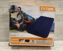 Load image into Gallery viewer, Intex Blow Up Inflatable Air Mattress - Classic Downy - Twin - 39x75x8.75&quot;