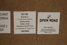 Load image into Gallery viewer, Open Road &quot;Drop a Gear Disappear!&quot; Wall Decor - 13&quot; x 13&quot; - Used