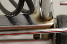 Load image into Gallery viewer, Vintage Folding Luggage Cart with Wheels and Bungie Strap - Used