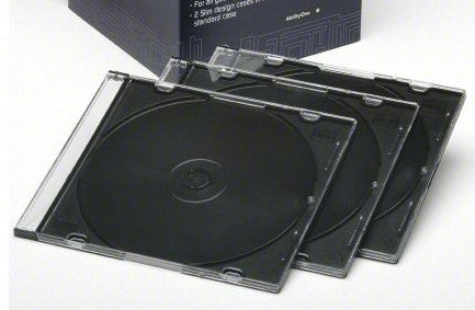 Skilcraft Clear CD Jewel Cases - Pack of 25 - Slim Design - 52CE91 - New