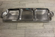 Load image into Gallery viewer, Handmade Peltrina Serving Platter Tray Dish - 3 Sections - 80-7047 - Used
