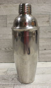Vintage Stainless Steel Cocktail Shaker Set - Used