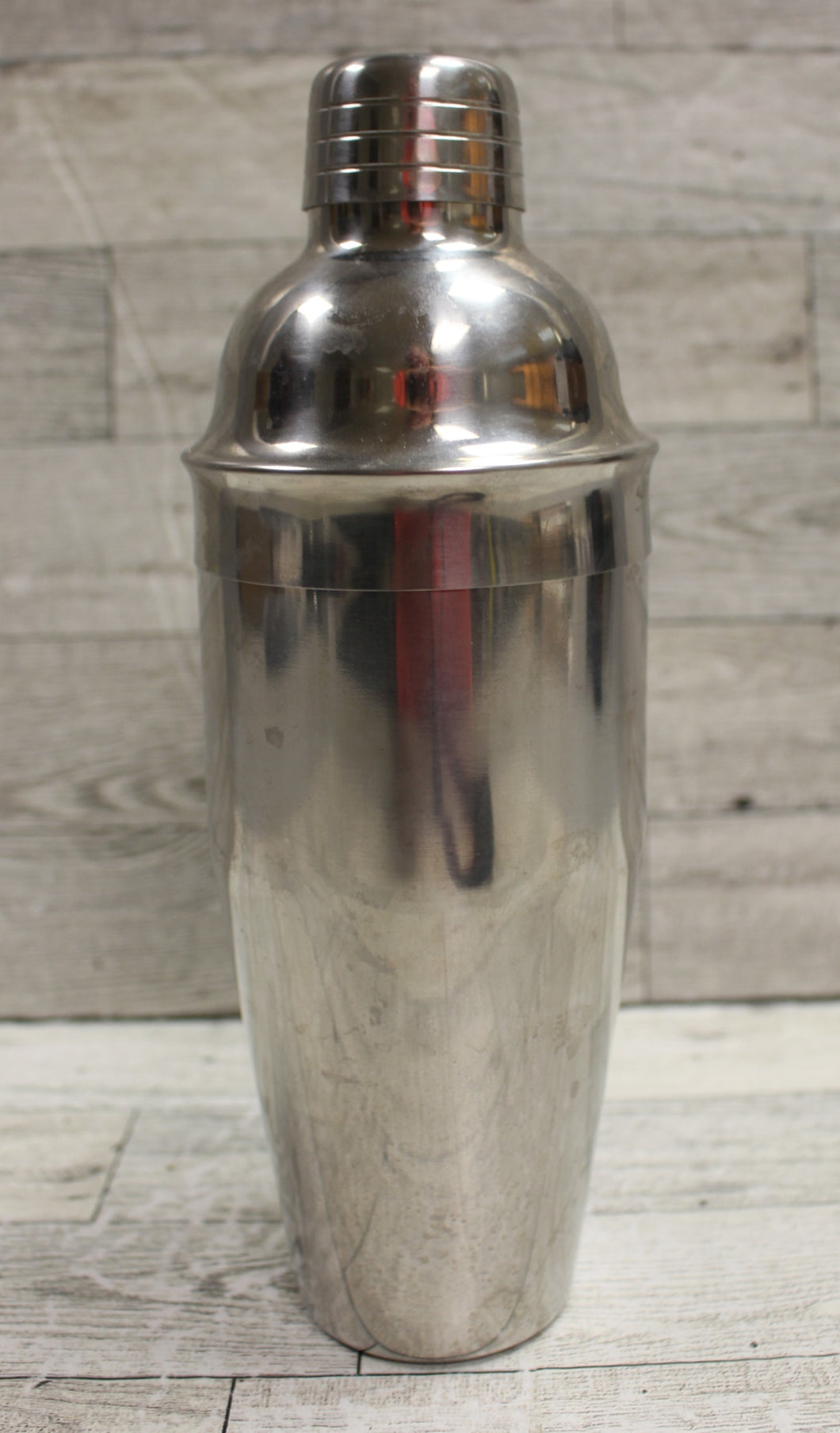 Vintage Stainless Steel Cocktail Shaker Set - Used