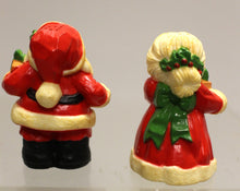 Load image into Gallery viewer, Vintage Hallmark Mr. &amp; Mrs. Santa Claus Salt and Pepper Shaker - Used