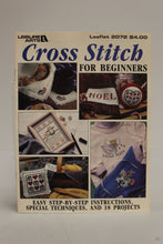 Load image into Gallery viewer, Leisure Arts Leaflet #2072 Cross Stitch For Beginners - Used