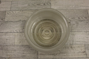 Vintage Retro Flush Mount Glass Ceiling Light Shade - Drum White - Round - Used