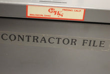 Load image into Gallery viewer, Vintage GWS Metal Contractors Card File Box - Used