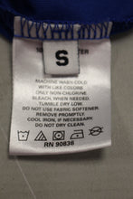 Load image into Gallery viewer, Laser Web Short Sleeve Polo Shirt - Small - Blue - Used