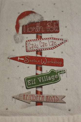 Mary Lake-Thompson Christmas Flour Sack Tea Towel - New
