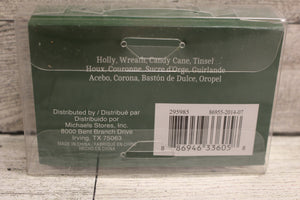 Recollections Christmas Chunky Mixed Glitter - Holly, Wreath, Candy Cane, Tinsel