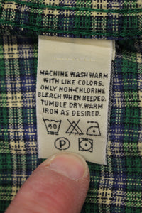 Eddie Bauer Men's Long Sleeve Plaid Shirt - Large - Used
