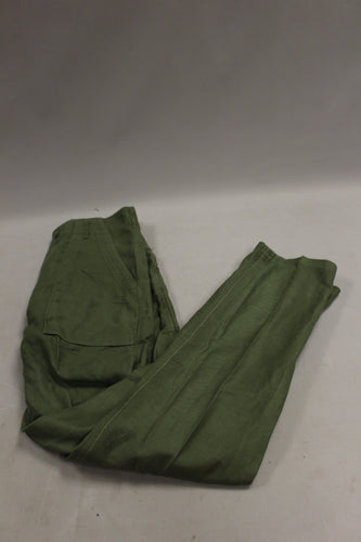 US Army Men's Utility Cotton Sateen Trousers Pants - 30x35 - 8405-782-3169 -Used
