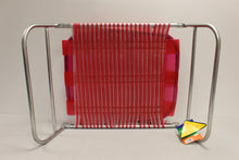 Load image into Gallery viewer, Vintage Folding Vinyl Jelly Tube Chaise Lounge Beach Chair - Multi-Position -New