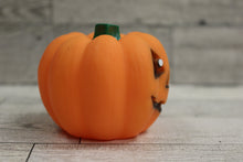 Load image into Gallery viewer, LED Color Changing 3&quot; Plastic Pumpkin - Used