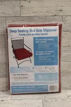 Load image into Gallery viewer, Arden Deep Seating Box Seat Slipcover - Dominica Texture Red - New