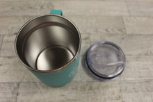 Load image into Gallery viewer, Teachers Plant Seeds That Grow Forever Insulated Metal Coffee Mug - Teal - Used