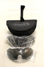 Load image into Gallery viewer, Wiley X Nerve Ballistic Goggles - Black with Clear &amp; Smole Lenses - New