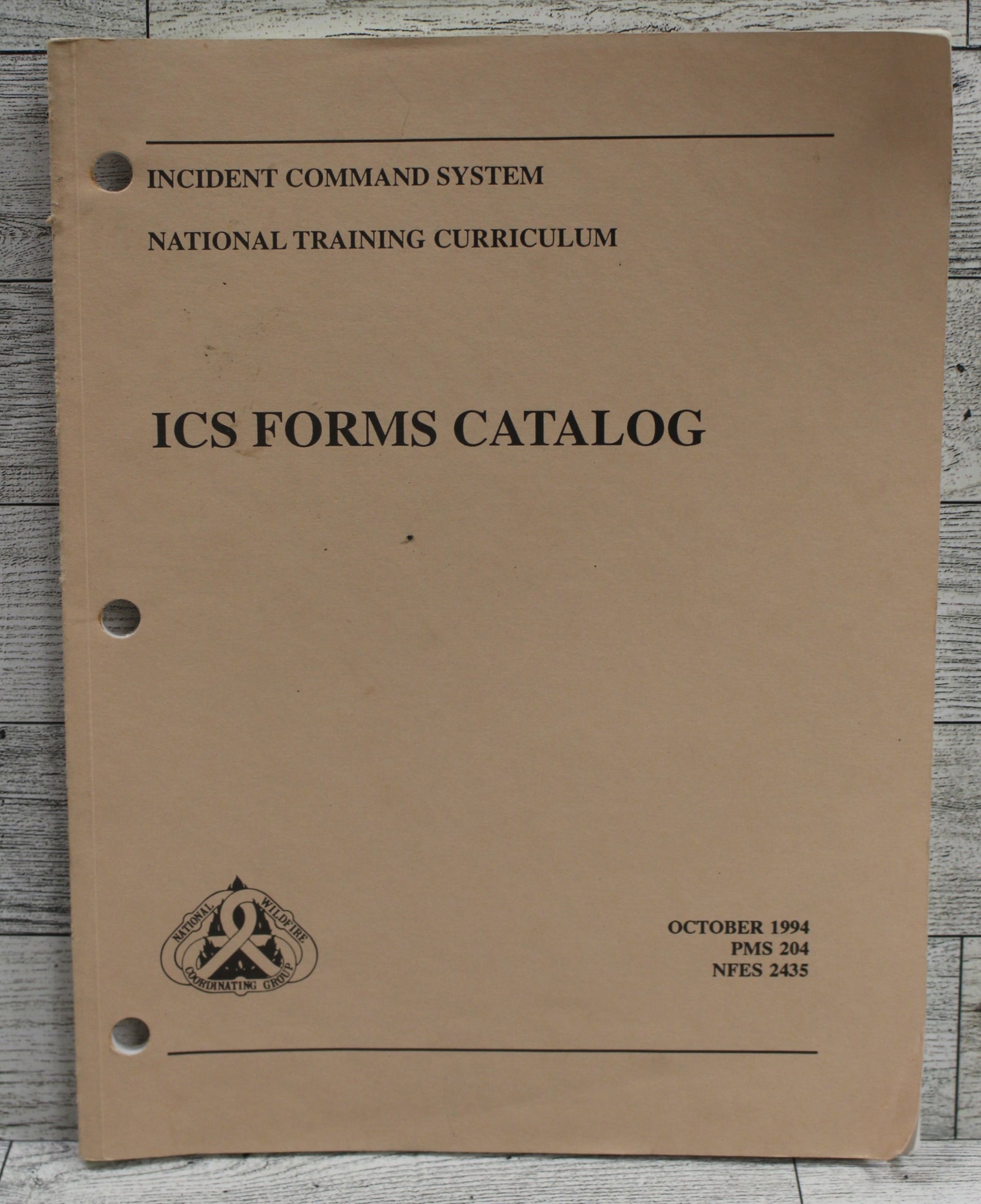 Ics Box Army Incident Command System ICS Forms Catalog - October 1994 - PMS 204 - N ...