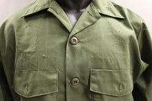 Load image into Gallery viewer, US Army Men&#39;s OD Long Sleeve Button Up Utility Shirt - Choose Size - Used