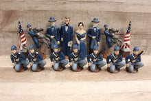 Load image into Gallery viewer, Vintage Hand Painted Civil War Chess Set W/Out Board -Used