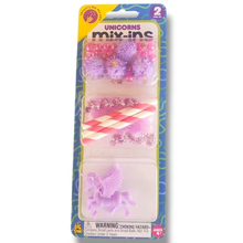 Load image into Gallery viewer, Sensory Bin Mix Sets Mix-Ins - Choose Dinosaur, Unicorns, or Mermaid - New