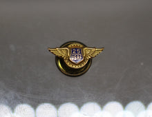 Load image into Gallery viewer, 1950s USAF Air Force 25 Years of Service 10K Lapel Pin - Used