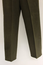 Load image into Gallery viewer, Vintage 1980s Army Men's Wool Serge Green Trousers - 34 Short - 8405-00-082-2777