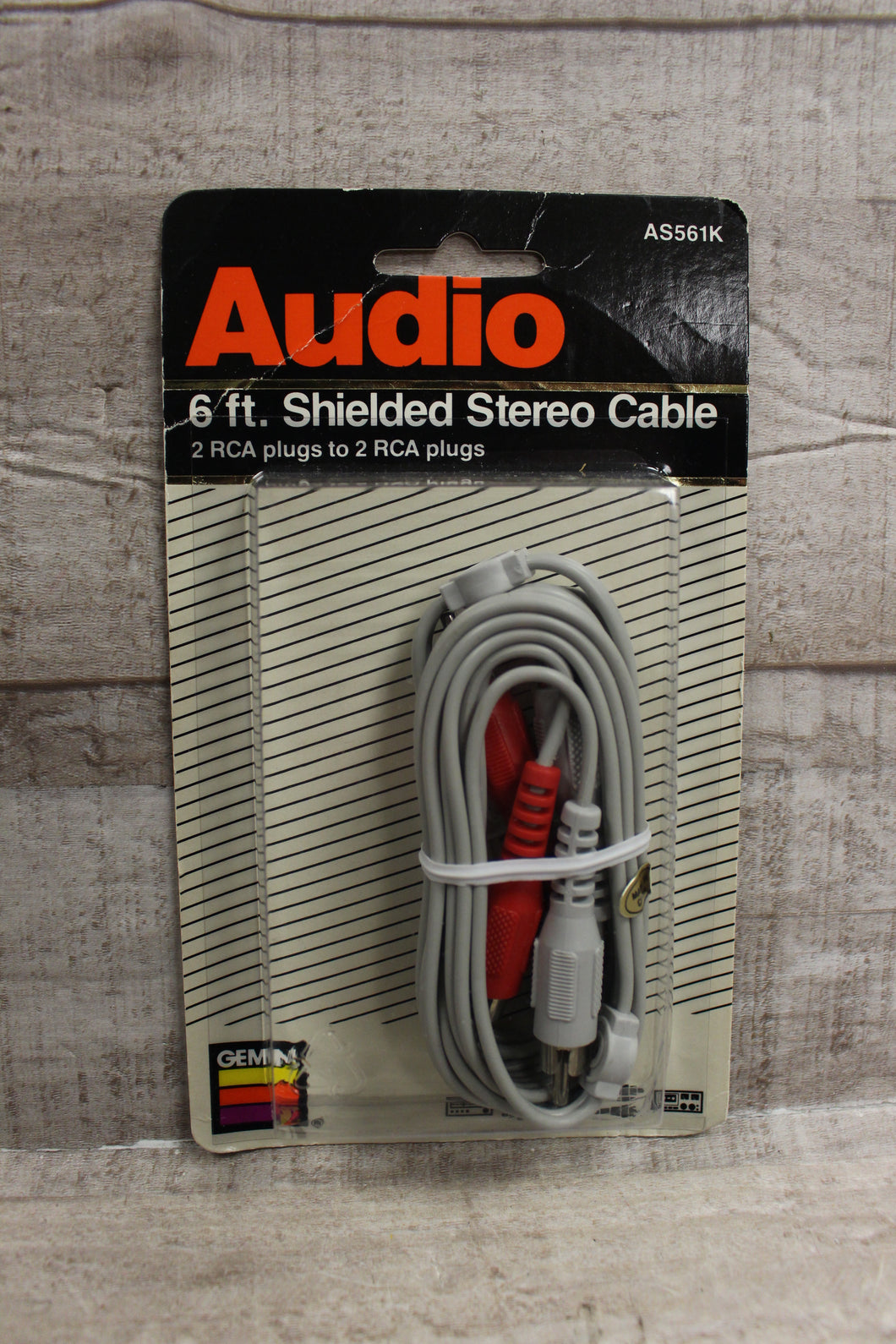 Gemm Audio 6 Foot Shield Stereo Cable -New