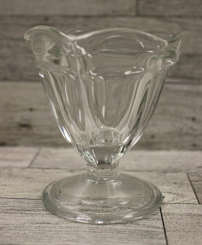 Anchor Hocking Ice Cream Low Sherbet Fountainware Glass - Clear - Used