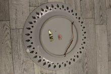 Load image into Gallery viewer, Vintage UCAGCO Open Lace Plate - Last Supper with Gold Trim - 8&quot; - Used
