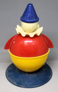 Vintage Tak-A-Part Toy Clown Feeding Set - Used