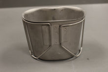 Load image into Gallery viewer, US Military Issued Water Canteen Cup With Butterfly Handle - 8465-00-165-6838