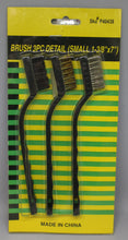 Load image into Gallery viewer, 3 Piece Detail Wire Brush Set - P40439 - Small - New