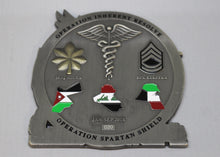 Load image into Gallery viewer, 212th Med Det Cosc Gryphons Challenge Coin - 2018 - Operation Spartan Shield