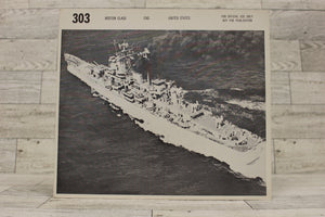 US Naval Cruiser Battleship Vessels & Aircraft ID Identification Cards - You Pick