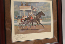Load image into Gallery viewer, SPEEDY SCOT Sensational Trotter in Harness Racing by Allen F. Brewer Jr. Framed