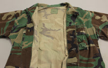 Load image into Gallery viewer, US Navy Seabees Woodland Short Sleeve Combat Jacket - Large Long - Used