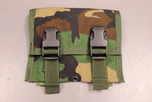 Load image into Gallery viewer, M81 Woodland Molle Triple 40mm Grenade Pouch - Used