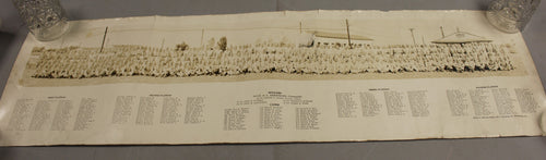 WWII US Army Panoramic Group Photograph Picture - 35