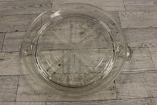 Load image into Gallery viewer, Vintage Fire King Clear Glass Table Server 8&quot; Trivet Hot Plate with Handles