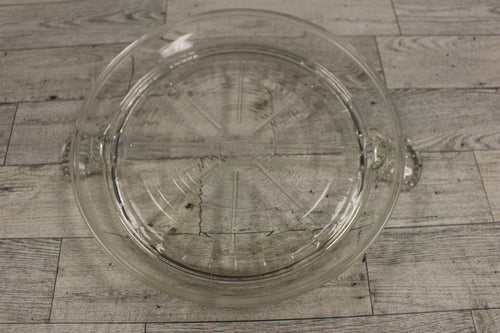 Vintage Fire King Clear Glass Table Server 8
