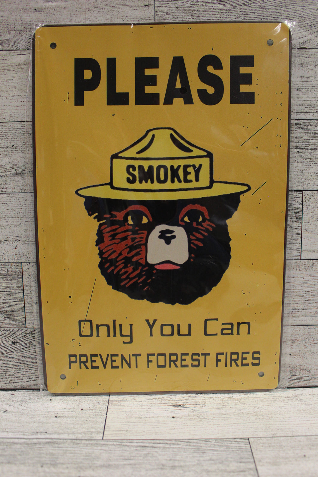 Please Ony You Can Prevent Forest Fires Metal Sign - New