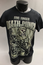 Load image into Gallery viewer, Fiver Finger Death Punch Men&#39;s Short Sleeve T Shirt Size Large -Used