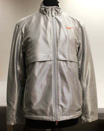 Vintage NIKE Dri Fit Metallic Track Jacket - Small - Used