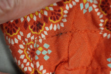 Load image into Gallery viewer, Vera Bradley Orange Boho Floral Medallion Medium Shoulder Bag - Used