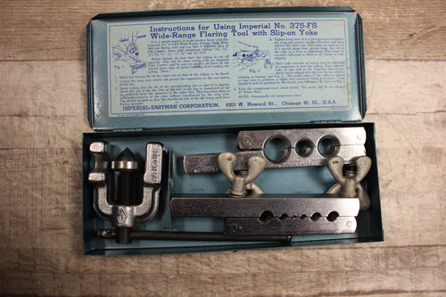 Vintage Imperial Tubing Tool Kit #1226-F Tube Cutter -Used